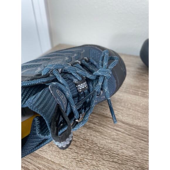 Keen Utility Flint II Steel Toe Work Shoes Women's 7 Blue EH Slip Resistant - Picture 4 of 14